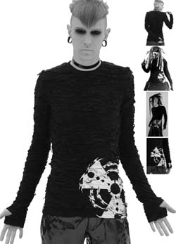 Lip Service Hazmat long sleeve pullover guys/unisex shirt