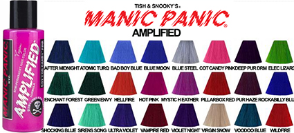 manic panic amplified cream hair dye