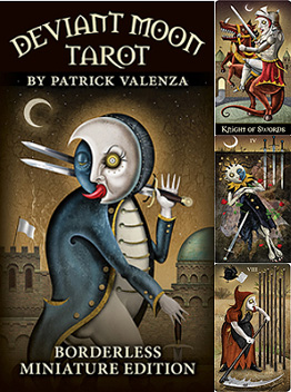 Mini Deviant Moon borderless tarot
