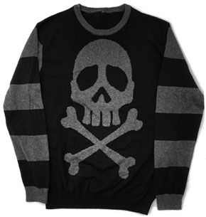 Kreepsville Harlock skull crossbones western shirt