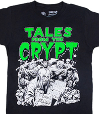 Kreepsville Black/green Tales from the Crypt More Comics unisex t-shirt