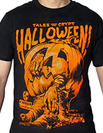 Kreepsville Black Tales from the Crypt orange pumpkin unisex t-shirt