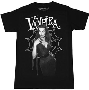Kreepsville Vampira cobweb t-shirt