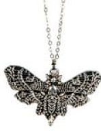 Benjamin Int'l moth necklace