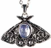 Benjamin Int'l moth with stone 16 inch adjustable necklace