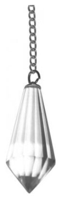 Benjamin Int'l crystal 12 sided vogel pendulum