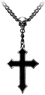 Alchemy fine English pewter Osbourne's Cross pendant necklace