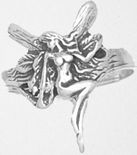 Nirvana pewter fairy ring