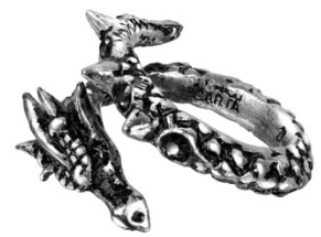 Alchemy of England fine pewter Vis Viva ring