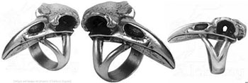 Adjustable size rough black tourmaline ring