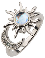 Benjamin Int'l sun spin adjustble ring.