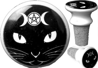 Alchemy of England sacred cat bottle stopper