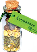 Abundance spell bottle necklace