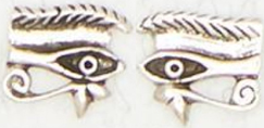 Nirvana sterling silver Eye of Horus ear studs