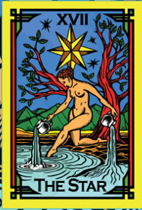 The Star tarot sticker