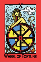 Wheel of Fortune tarot sticker