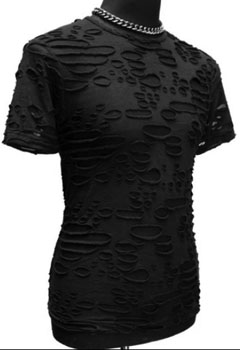 Shrine of Hollywood short sleeve guys' black Decayed Dead tee