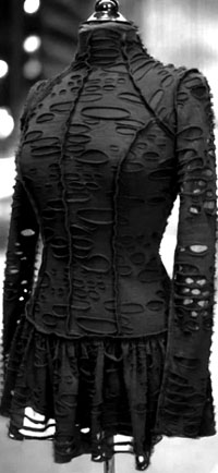 Shrine future shock black decay dress 