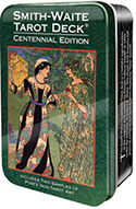 Smith Waite tarot deck in tin