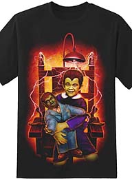 Rock Rebel Eddie Munster Electric Chair unisex cotton t-shirt