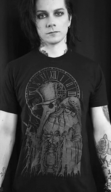 Vampire Freaks Plague Doctor black adult unisex t-shirt