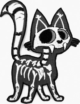 Vampire Freaks Skellekitty embroidered patch