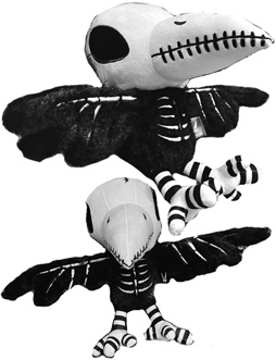 Vampire Freaks Poe's Raven plush toy