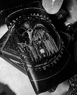 Vampire Freaks Plague Doctor vinyl wallet